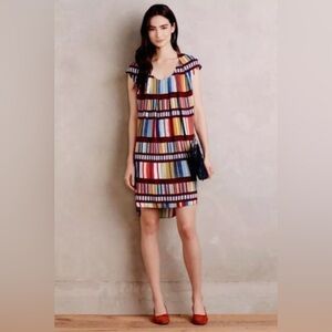 Anthropologie Maeve Au Revoir shift dress